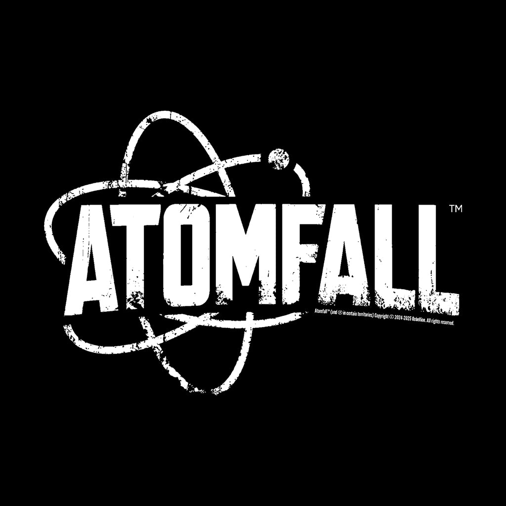 Atomfall Classic White Text Logo Men's T-Shirt product image 2