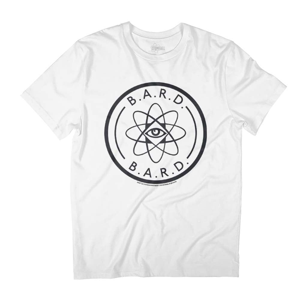 Atomfall B.A.R.D. Atomic Badge Logo Men's T-Shirt product image 1
