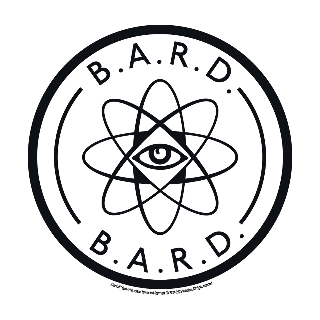 Atomfall B.A.R.D. Atomic Badge Logo Men's T-Shirt product image 2