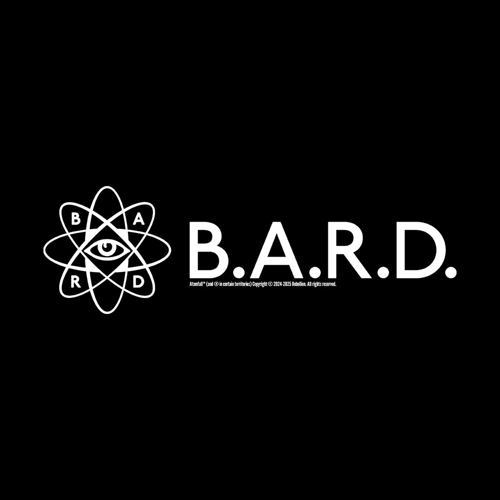 Atomfall B.A.R.D. British Atomic White Logo Men's T-Shirt product image 2