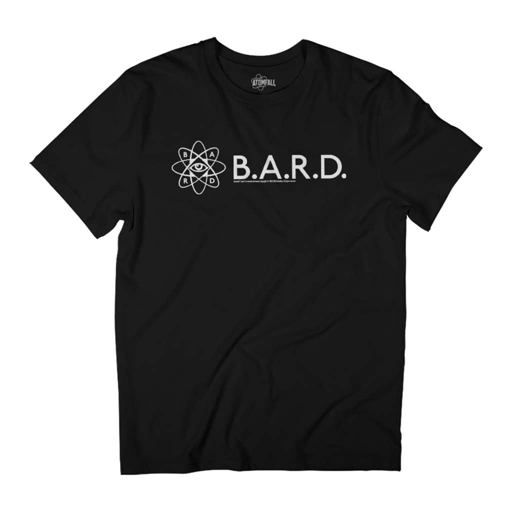 Atomfall B.A.R.D. British Atomic White Logo Men's T-Shirt product image 1