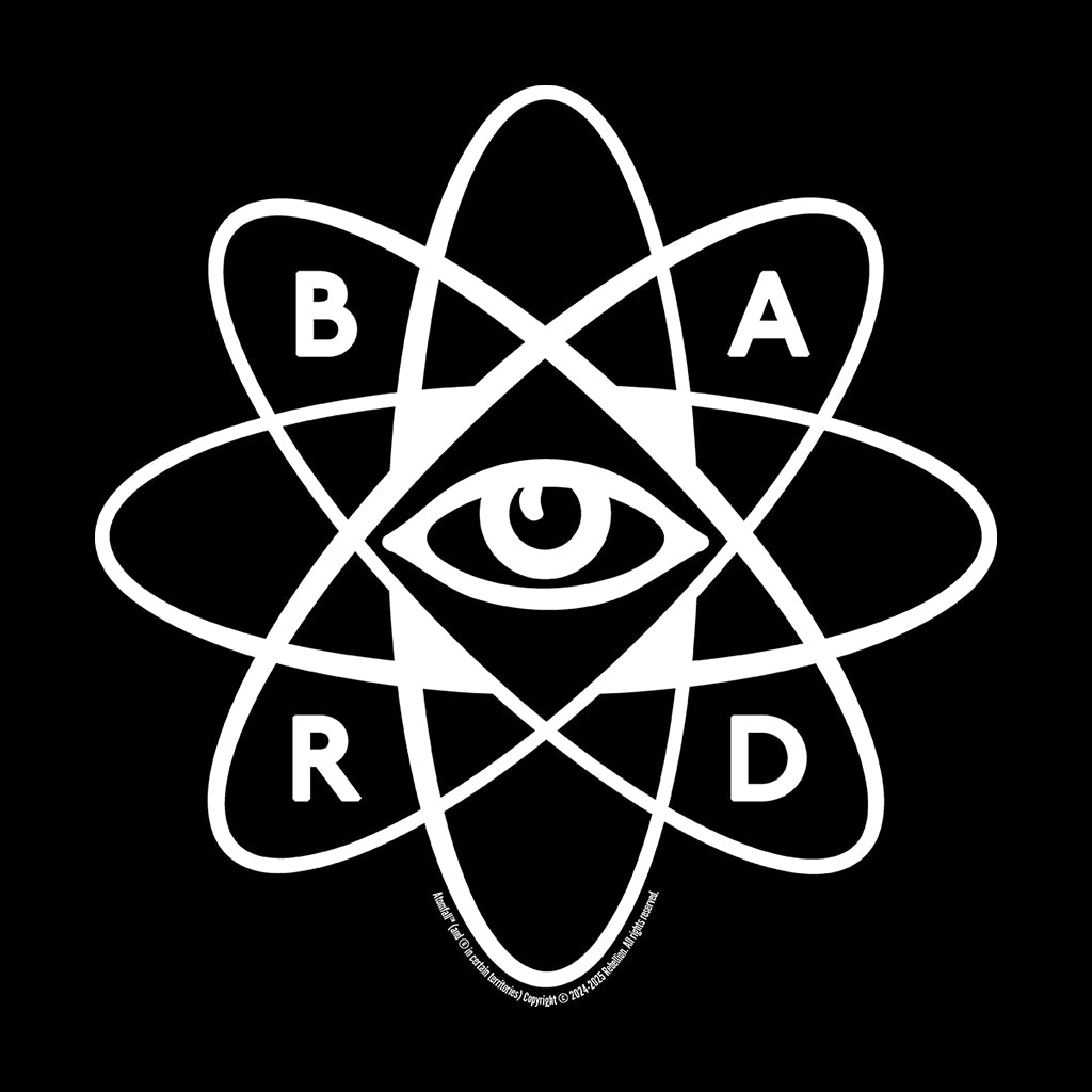 Atomfall B.A.R.D. Atomic Eye White Logo Men's T-Shirt product image 2