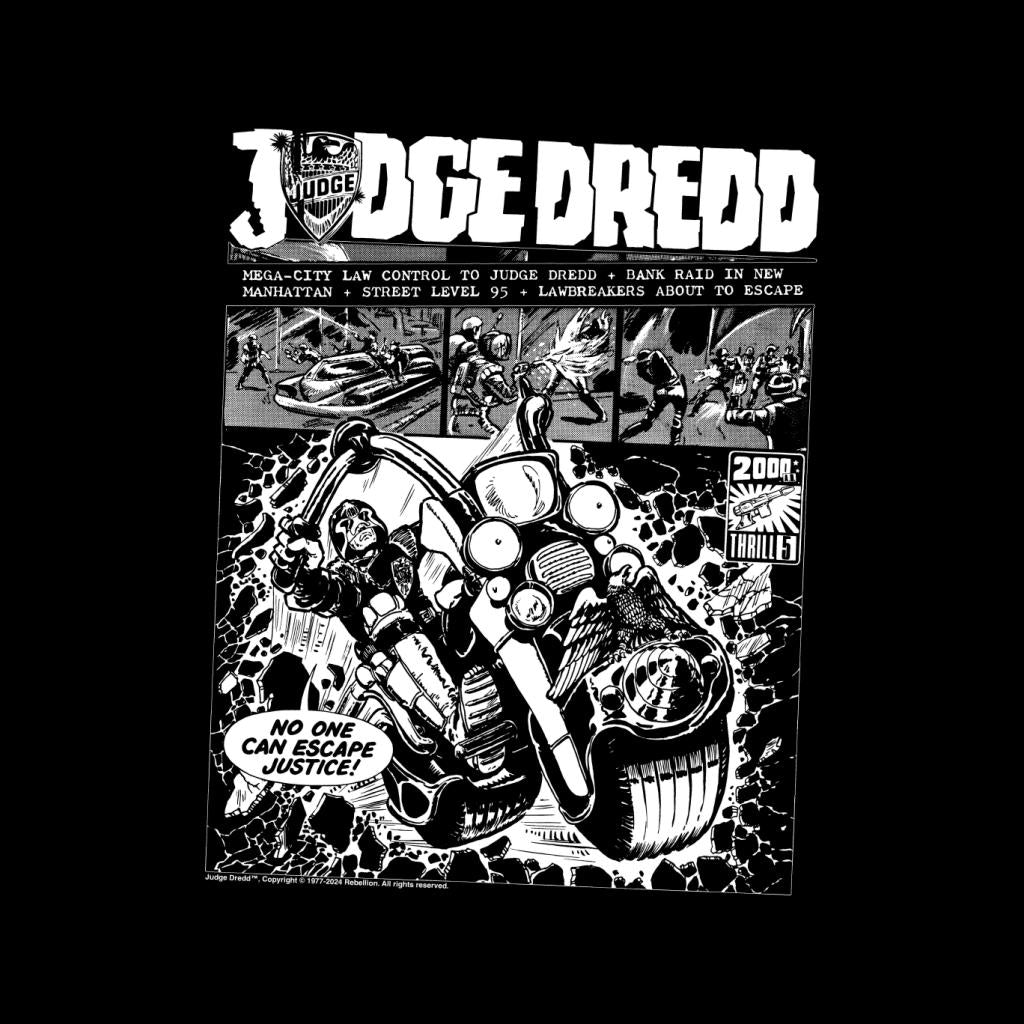 Judge Dredd The First 2000 AD Comic Art Men's T-Shirt product image 2
