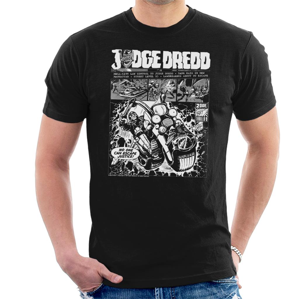 Judge Dredd The First 2000 AD Comic Art Men's T-Shirt product image 1
