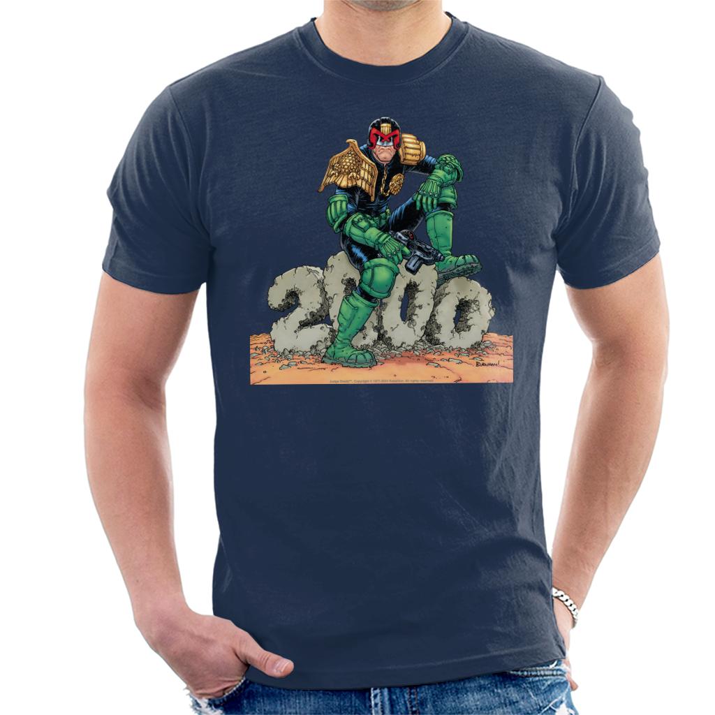 Judge Dredd 2000 AD Comic Concrete Rubble Men's T-Shirt product image 1