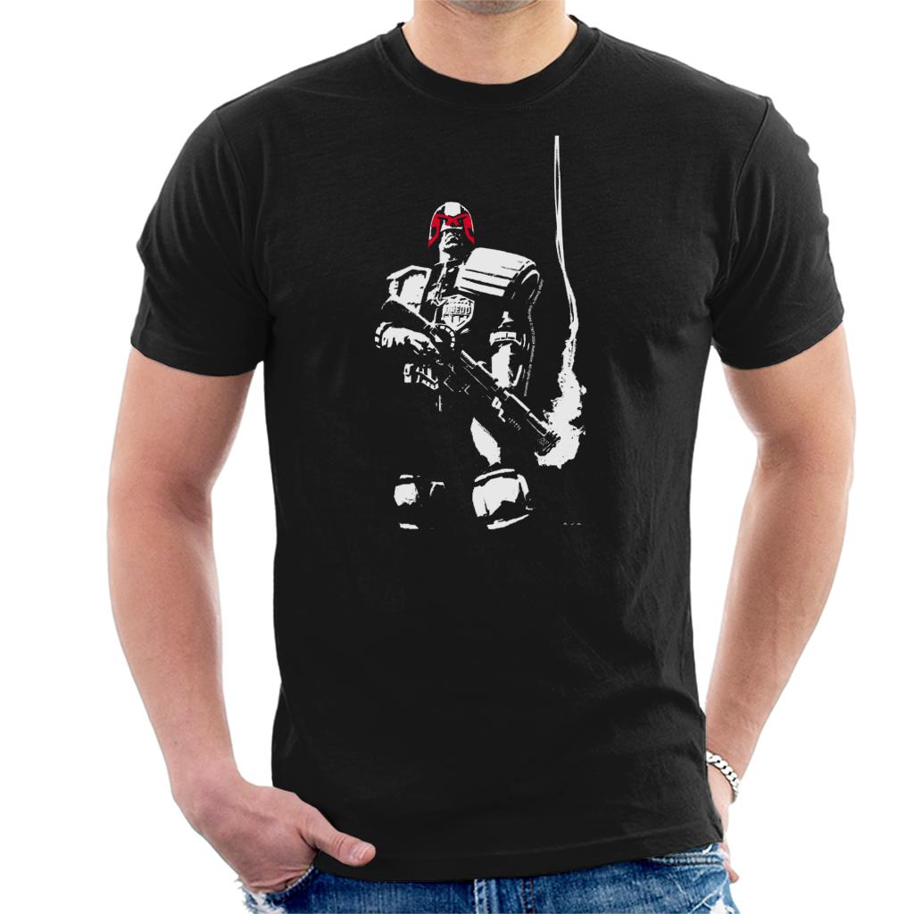Judge Dredd 2000 AD 40th Anniversary Comic Cover Art Men's product image 1