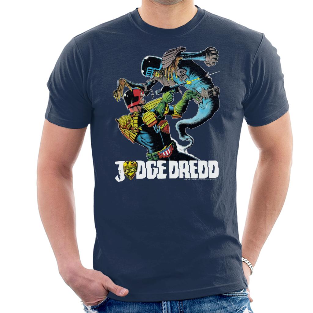 Judge Dredd Vs Death 2000 AD Comics Men's T-Shirt product image 1