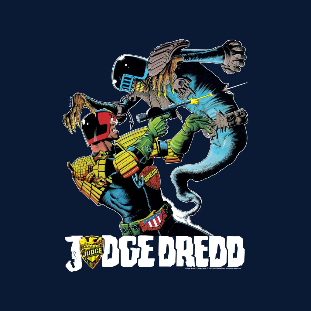 Judge Dredd Vs Death 2000 AD Comics Men's T-Shirt product image 2
