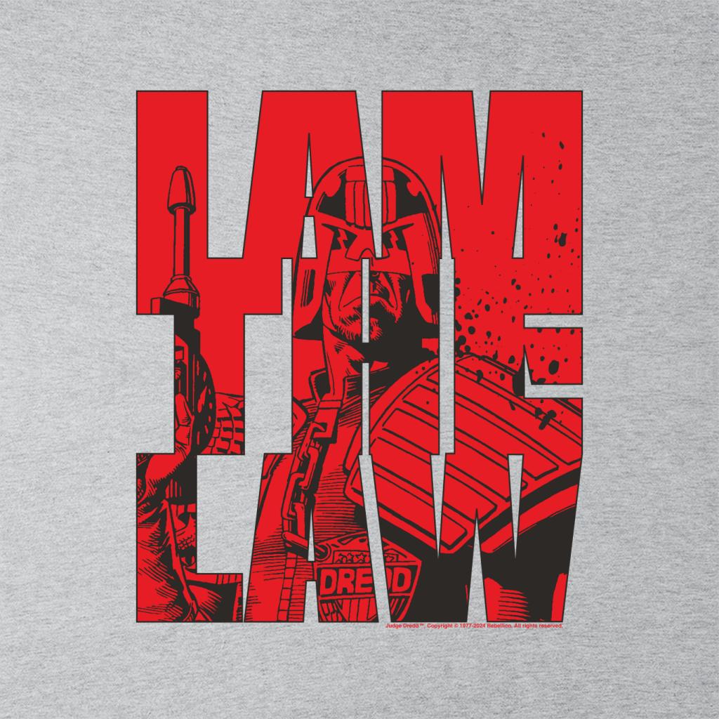 Judge Dredd 2000 AD I Am The Law Lawgiver Pose Men's T-Shirt product image 2