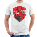 Judge Dredd Red Shield Over Eyes 2000 AD Men's T-Shirt product image 1