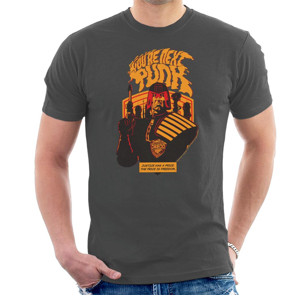 Judge Dredd You're Next Punk Justice Quote 2000 AD Men's product image 1