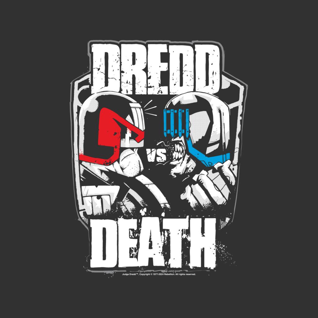 Judge Dredd vs Death 2000 AD Comics Men's T-Shirt product image 2