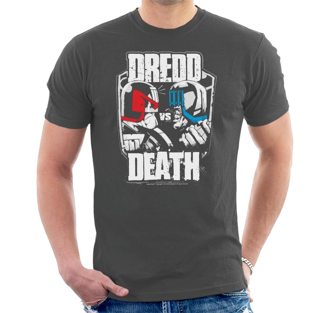 Judge Dredd vs Death 2000 AD Comics Men's T-Shirt product image 1