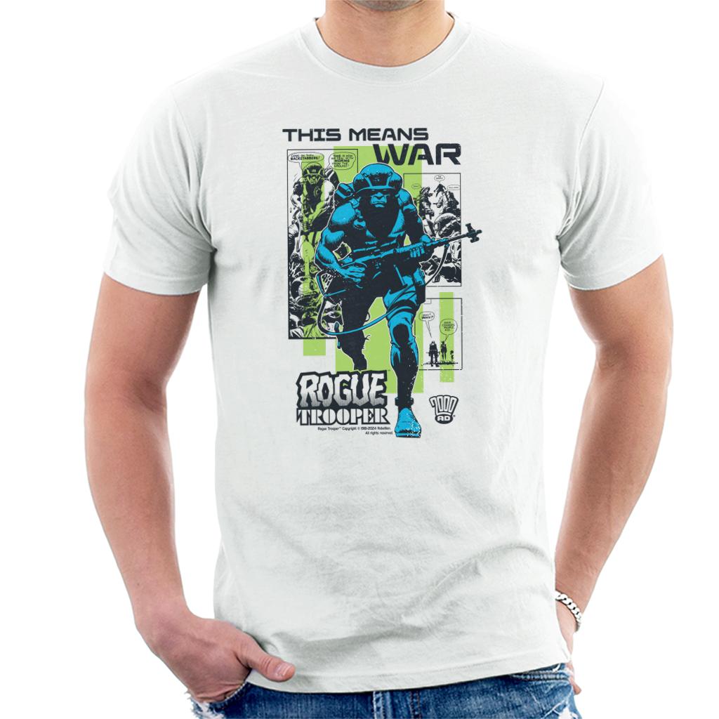 Rogue Trooper Comic Frames This Means War Men's T-Shirt product image 1