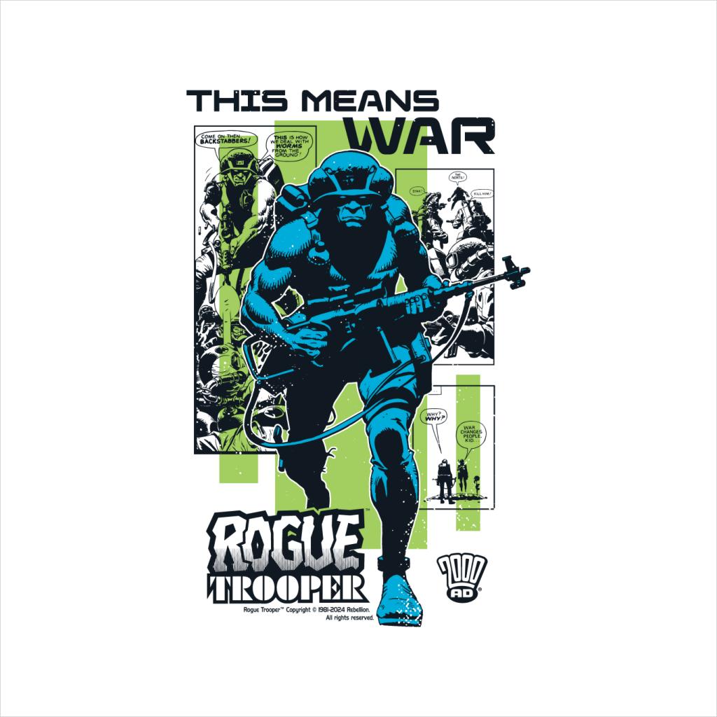 Rogue Trooper Comic Frames This Means War Men's T-Shirt product image 2