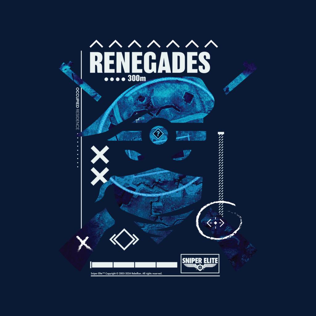 Sniper Elite Renegades Multiplayer Faction Blue Logo Men's product image 2