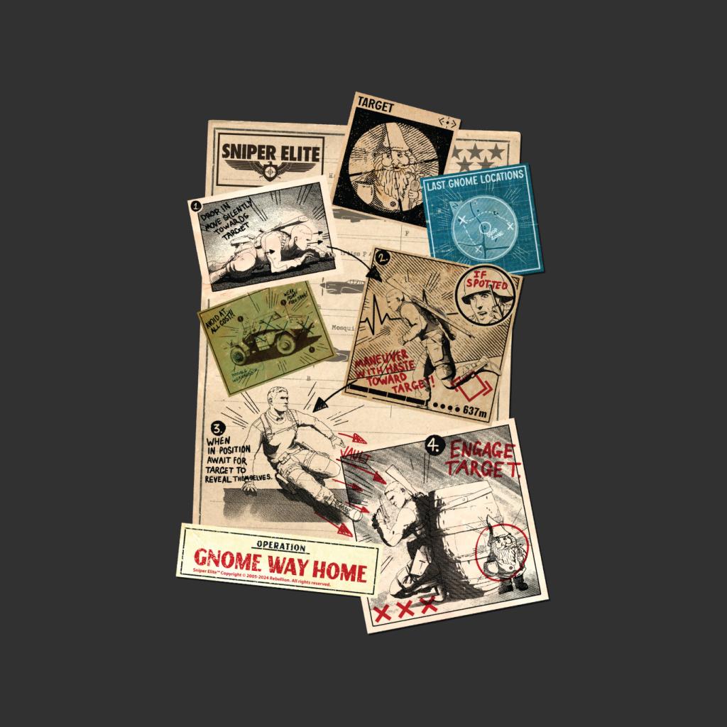 Sniper Elite Operation Gnome Way Home Men's T-Shirt product image 2