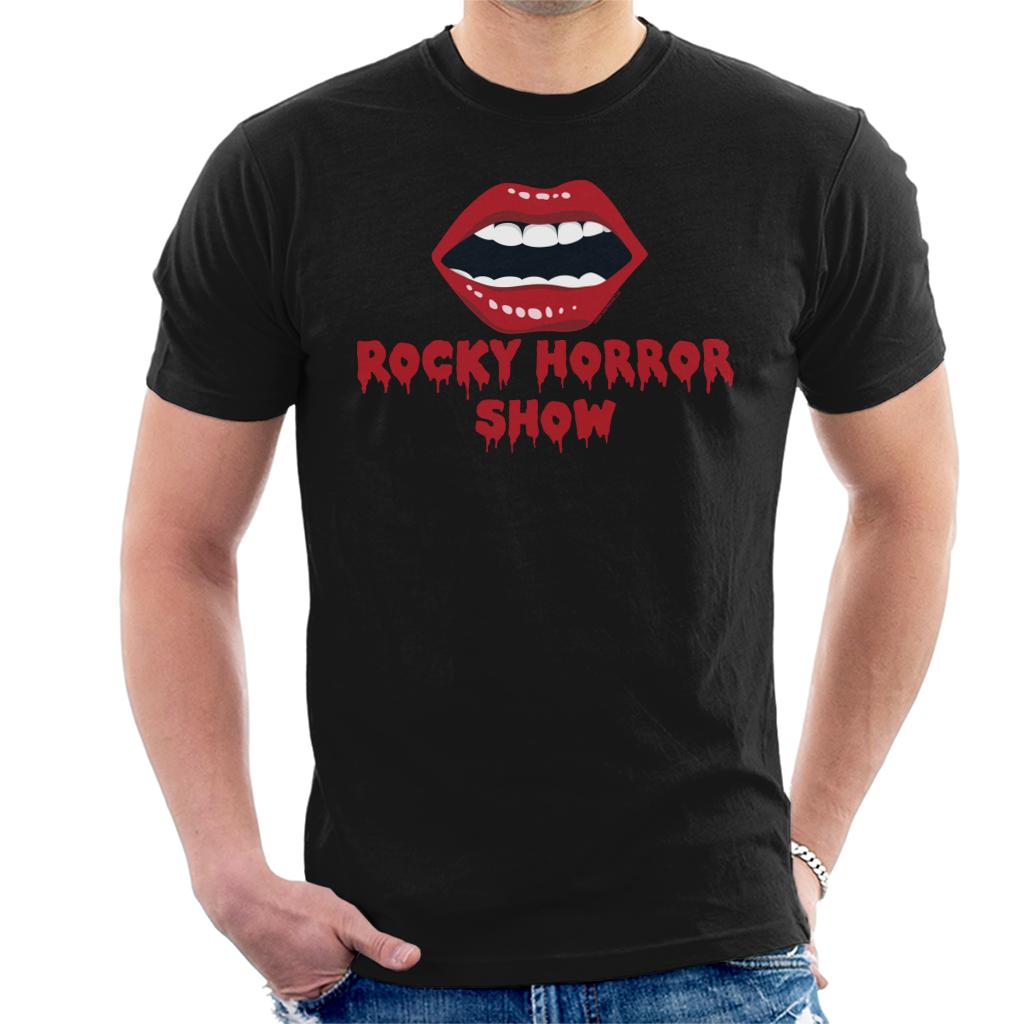 Rocky Horror Show Open Glossy Lips Men's T-Shirt product image 1