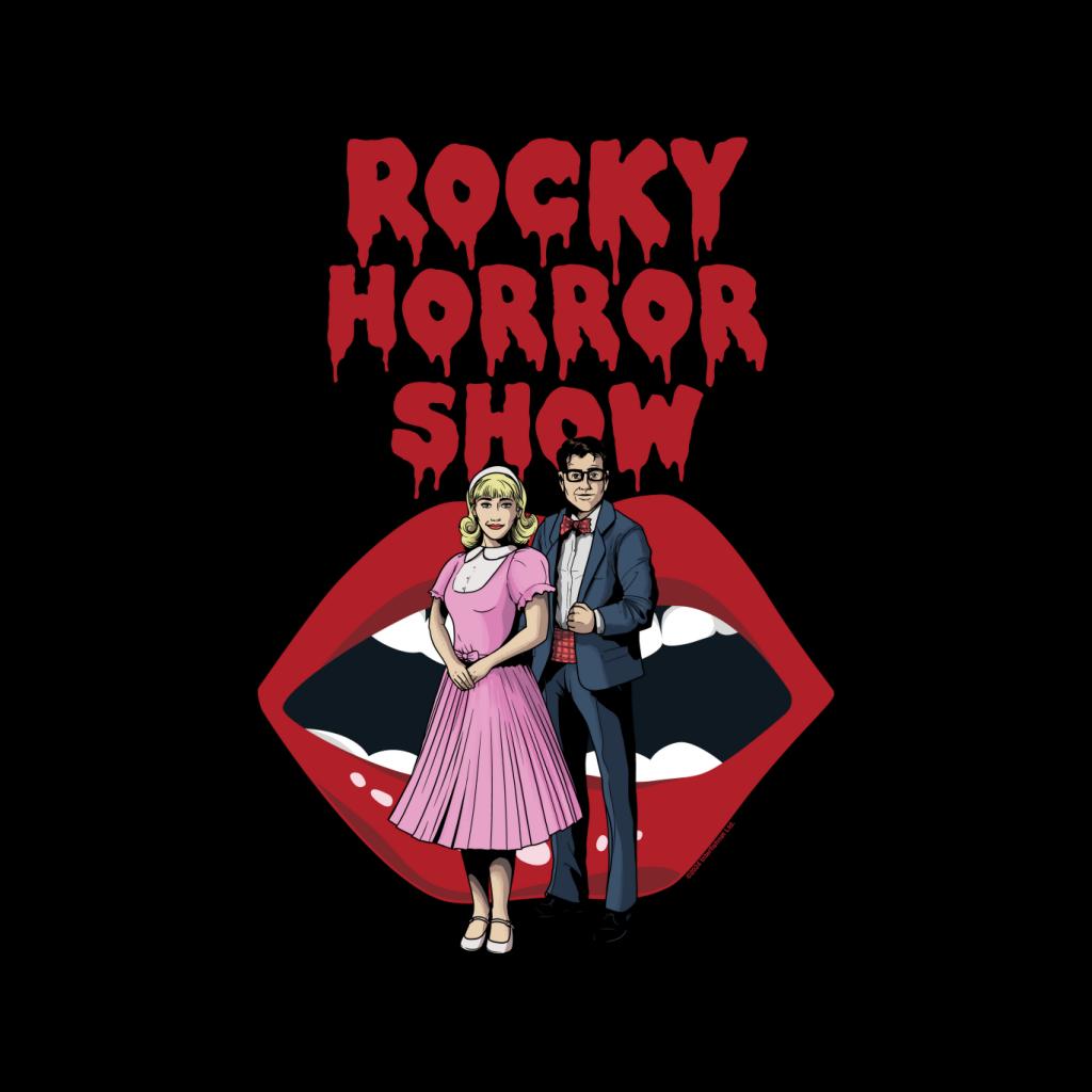 Rocky Horror Show Janet And Brad With Lips Men's T-Shirt product image 2