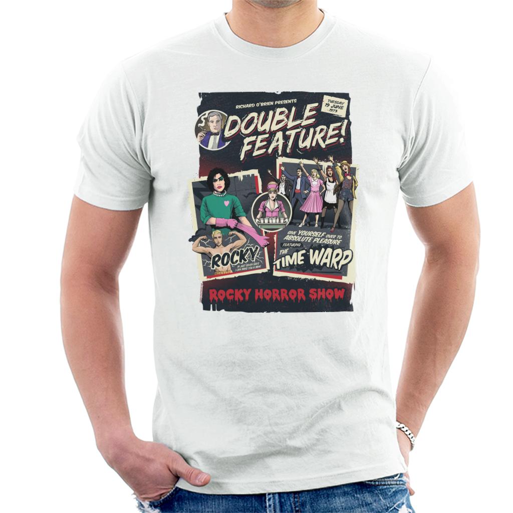 Rocky Horror Show Double Feature Posters Men's T-Shirt product image 1