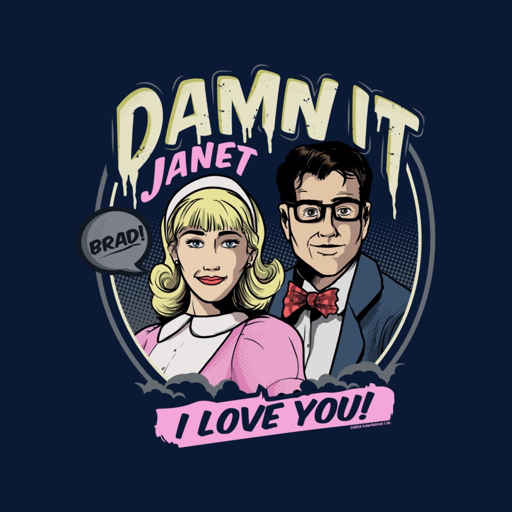 Rocky Horror Show Damn It Janet I Love You Men's T-Shirt product image 2