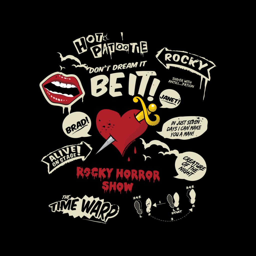 Rocky Horror Show Icons And Quotes Men's T-Shirt product image 2