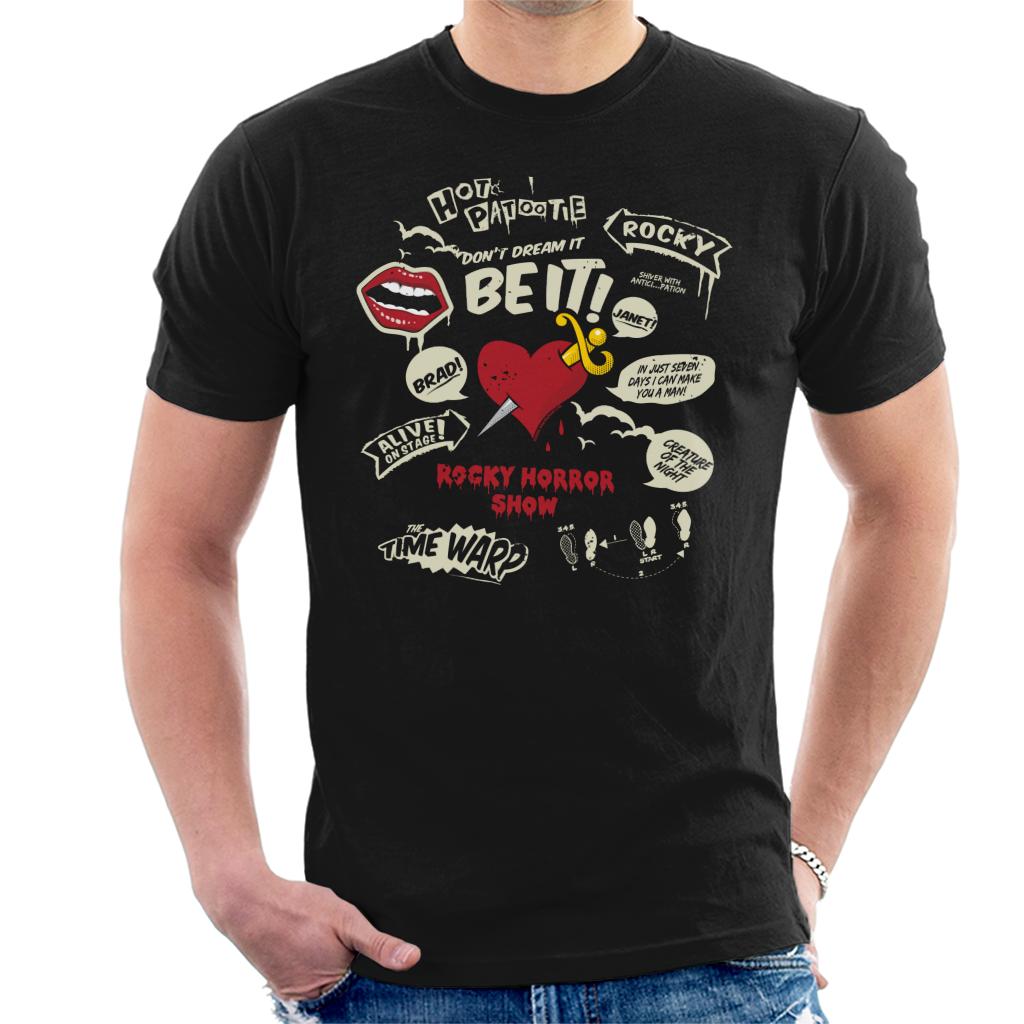 Rocky Horror Show Icons And Quotes Men's T-Shirt product image 1
