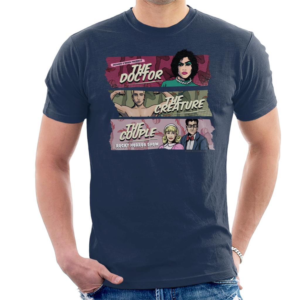 Rocky Horror Show The Doctor Creature Couple Men's T-Shirt product image 1