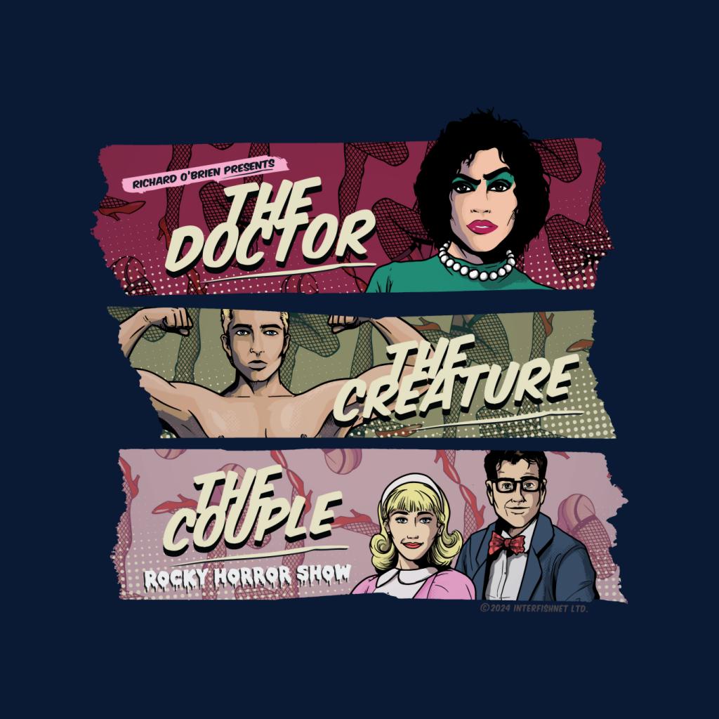 Rocky Horror Show The Doctor Creature Couple Men's T-Shirt product image 2