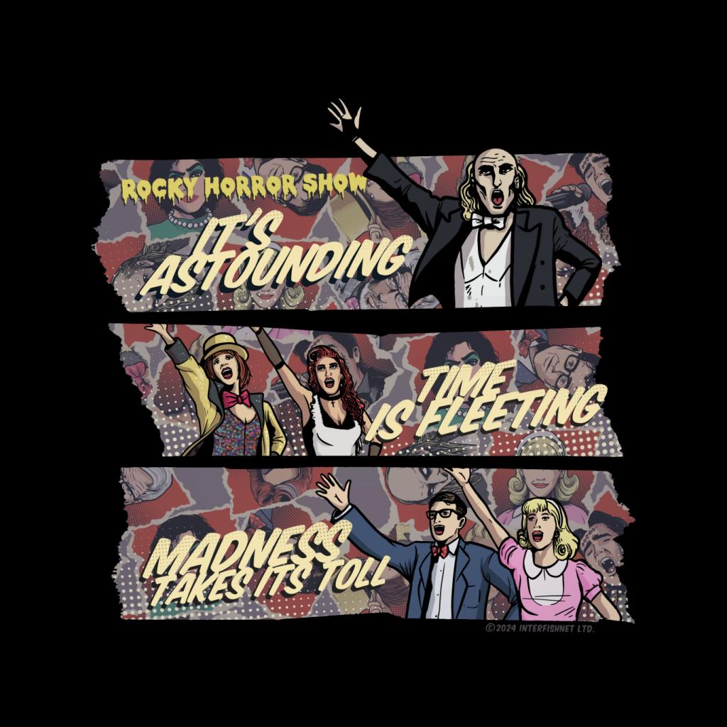 Rocky Horror Show Time Warp Lyrics Men's T-Shirt product image 2