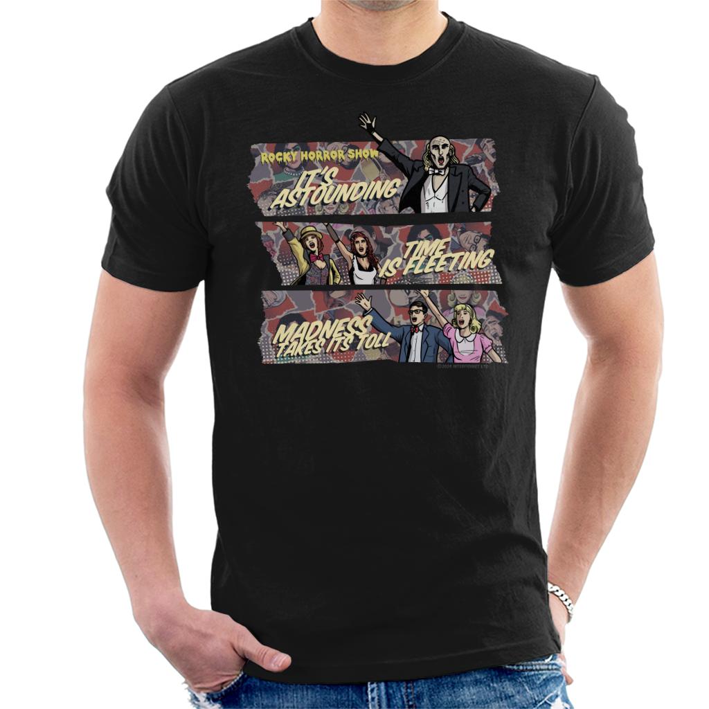 Rocky Horror Show Time Warp Lyrics Men's T-Shirt product image 1