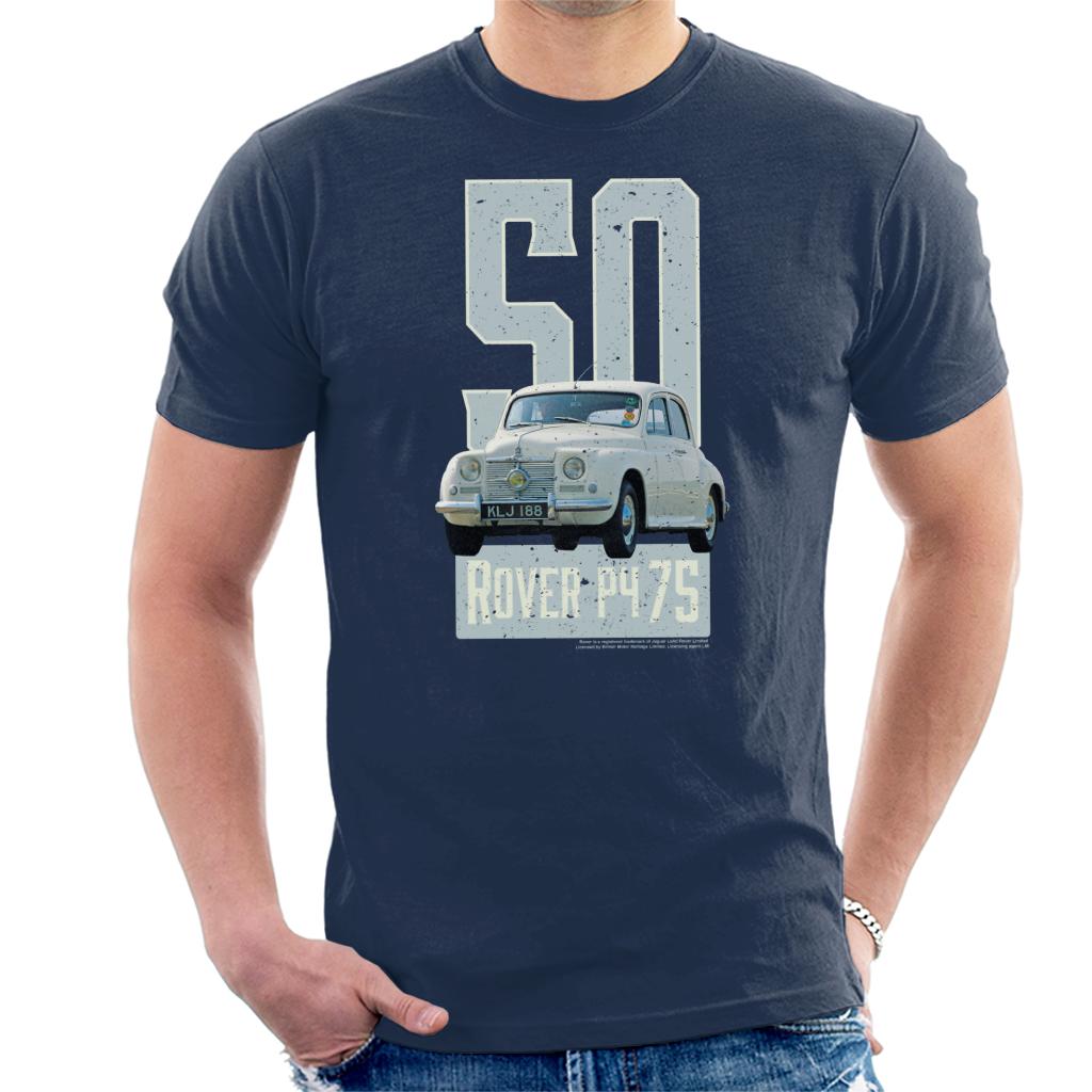 British Motor Heritage Rover P4 75 1950 Car Men's T-Shirt product image 1