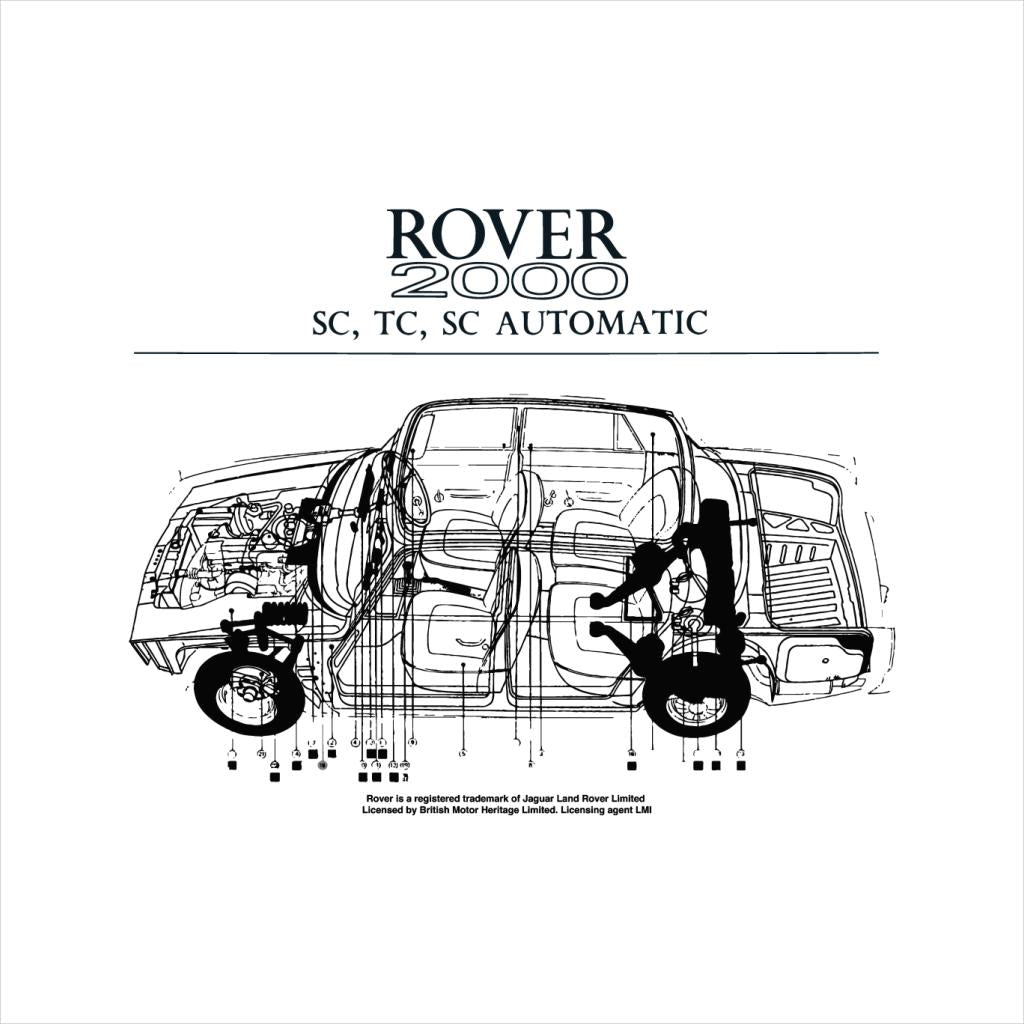British Motor Heritage Rover 2000 SC TC Auto Car Schematic product image 2