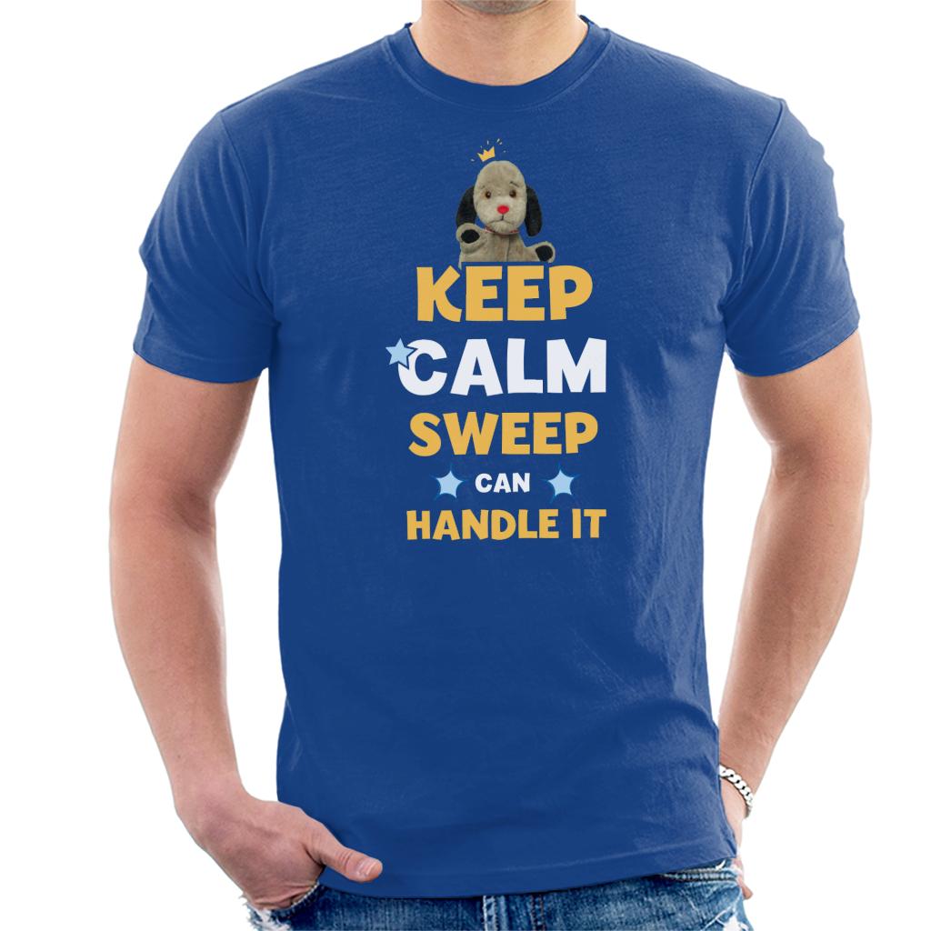 Sooty Keep Calm White Yellow Text Sweep Can Handle It Men's product image 1