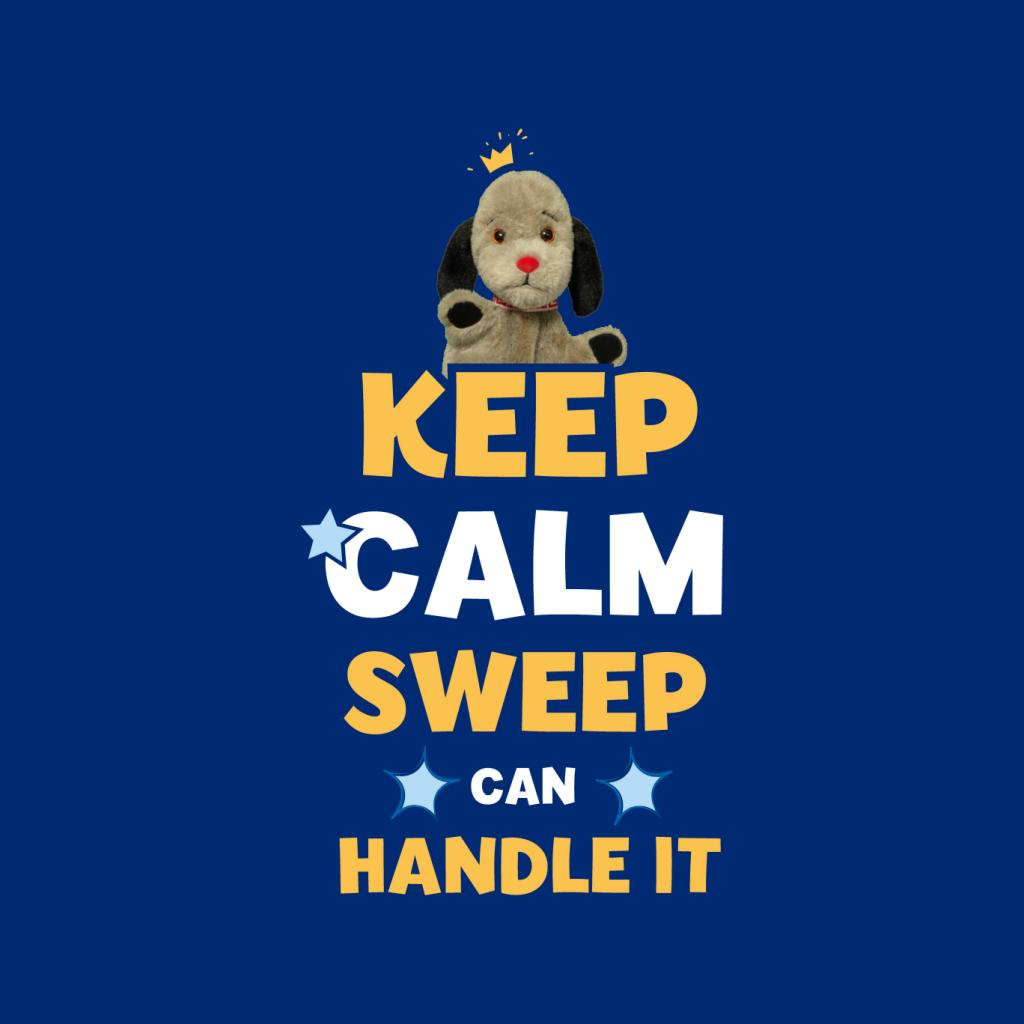 Sooty Keep Calm White Yellow Text Sweep Can Handle It Men's product image 2